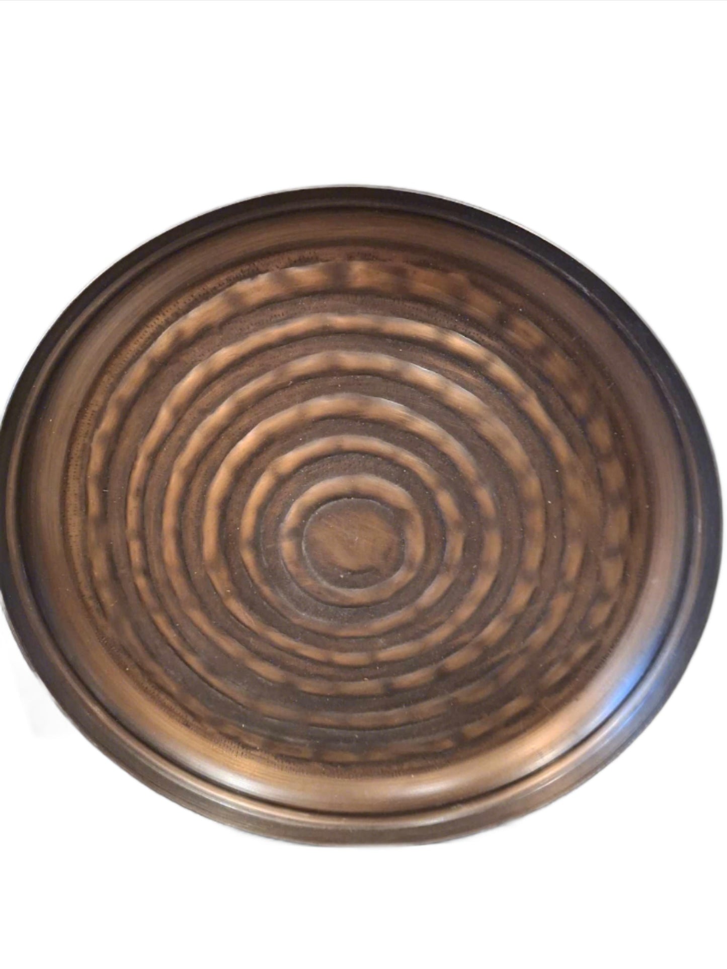 Diskur/bakki | járn bronz, 40,5cm