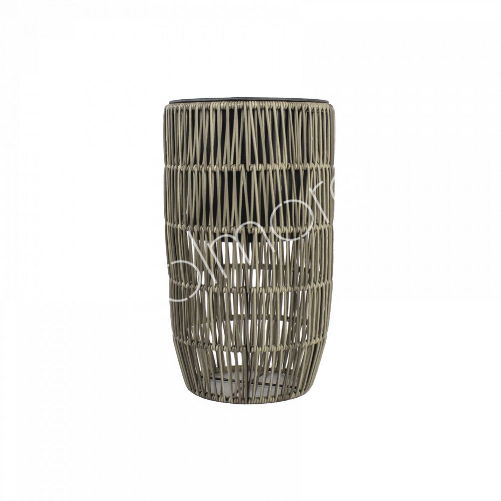 Blómapottur | RATTAN, Plast, grár, 21cmx21cmx36cm, 2 stærðir S og M