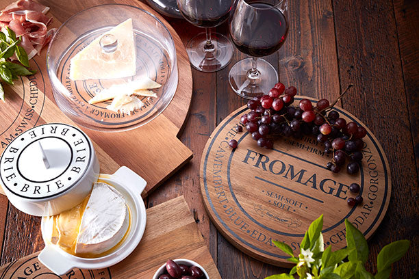 Ostahnífar | Set af þremur hnífum, ryðfrítt stál, viður