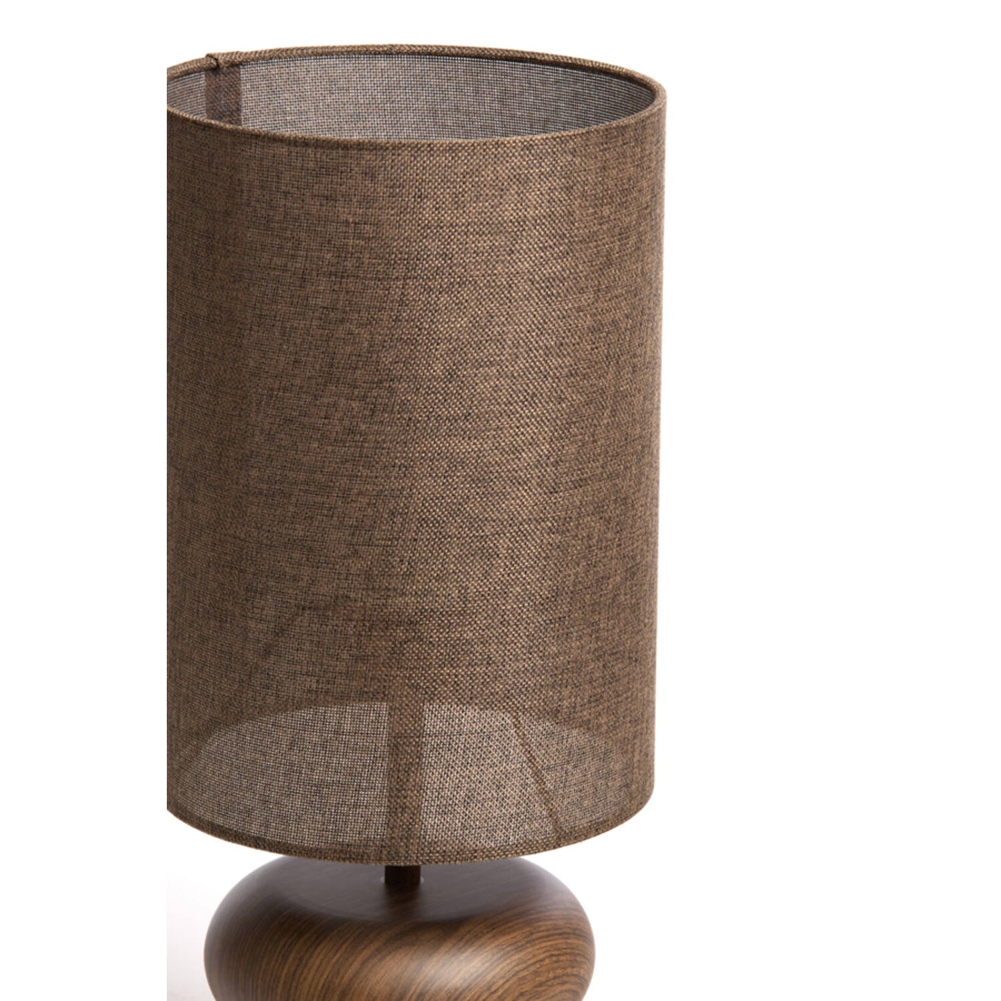Lampi | Table lamp 22x50,5 cm DANIALO wood print natural+rope cream