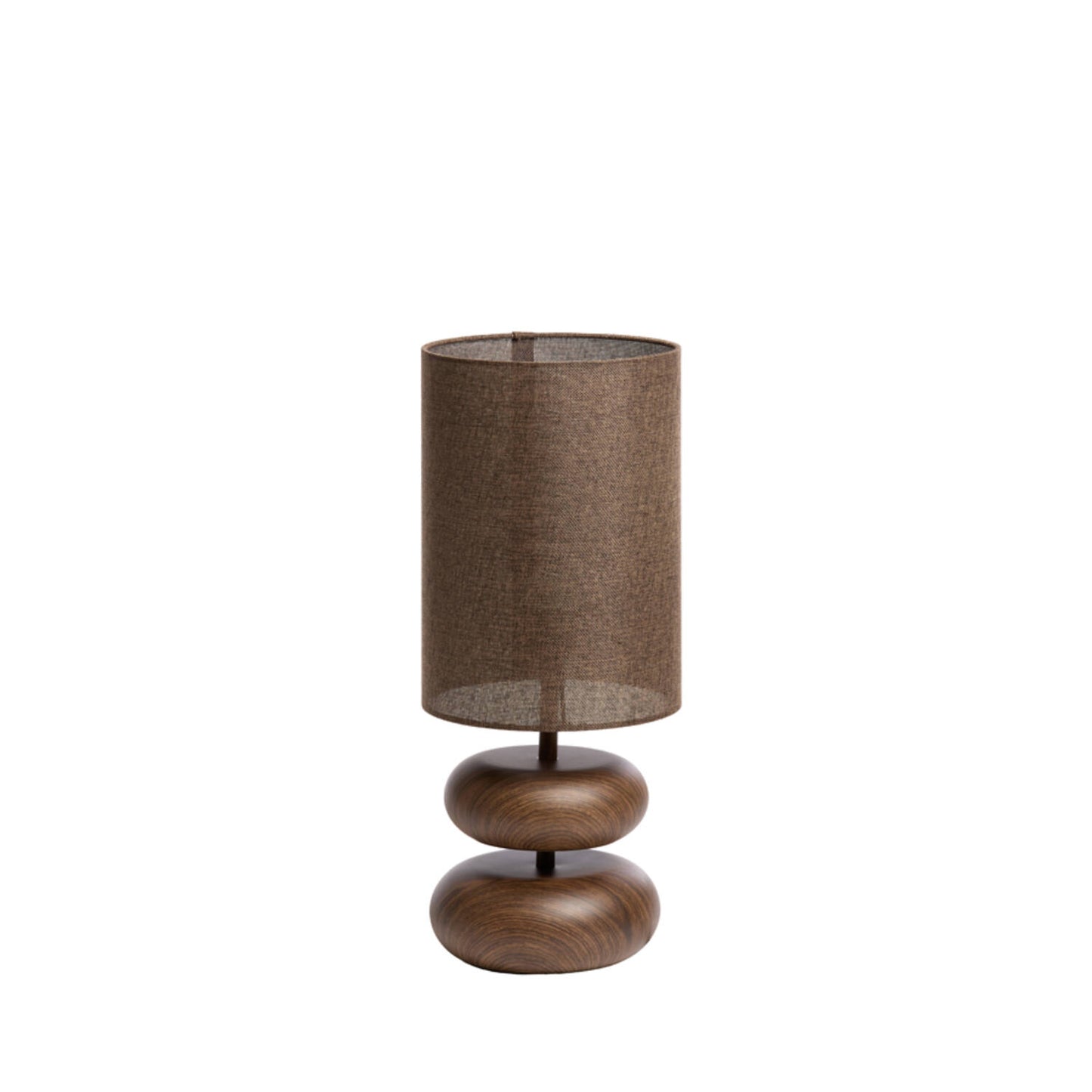 Lampi | Table lamp 22x50,5 cm DANIALO wood print natural+rope cream