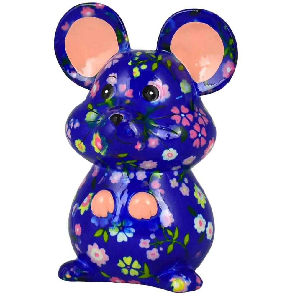 Baukur |  Mouse Martha, blá, °3,3cmx10,7cmx19cm